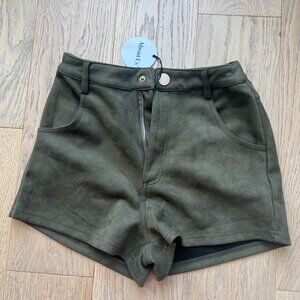NEW Layla Faux Suede Shorts - About Us